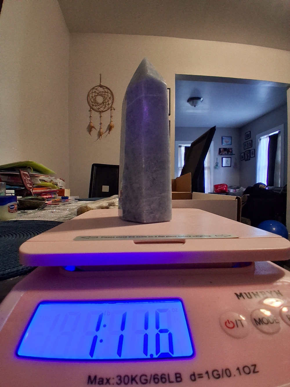 Crystal Tower - Blue Calcite Tower